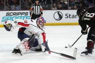 Charlie Lindgren of the NHL's Washington Capitals